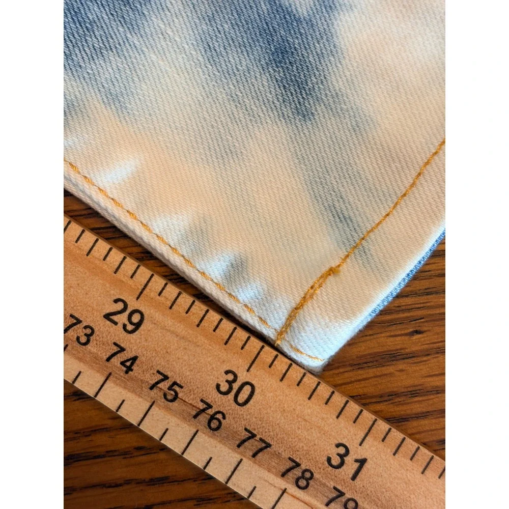 DSQUARED2 Cool Guy Jeans 52 Blue White Tie Dye Denim Made Italy Mens W36